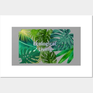 Eco-local living,palm treesummer, summertime, summer season Posters and Art